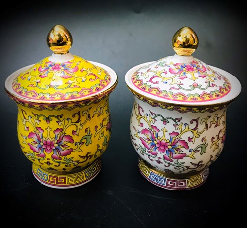 Đại Bi Bạch Ngọc 1718 Lớn Vàng. trắng