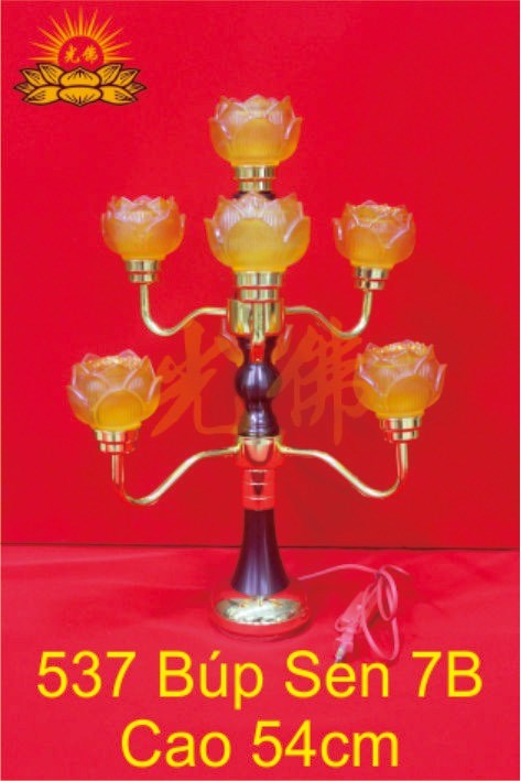 Đèn búp sen 7 bông 537
