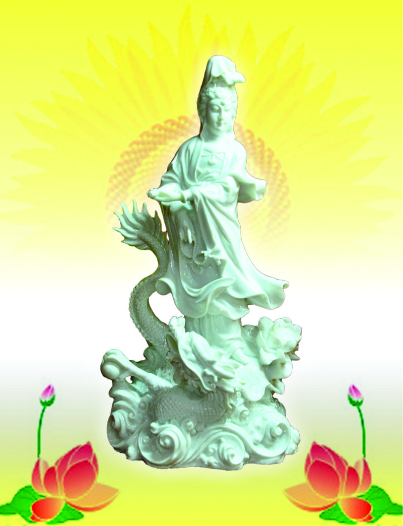 Quan Âm đứng rồng