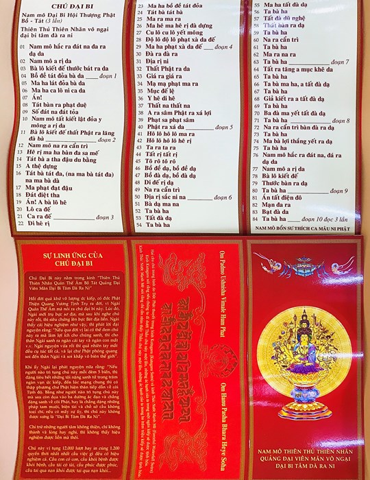 Tấm Chú Đại Bi Lớn 3