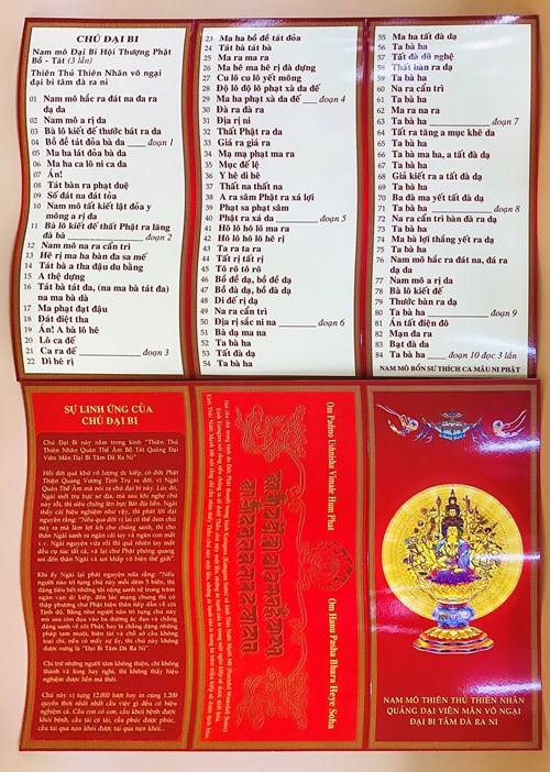 Tấm Chú Đại Bi Lớn 3