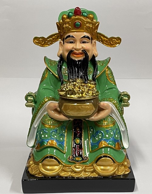 Thần tiền vẽ xanh 12in