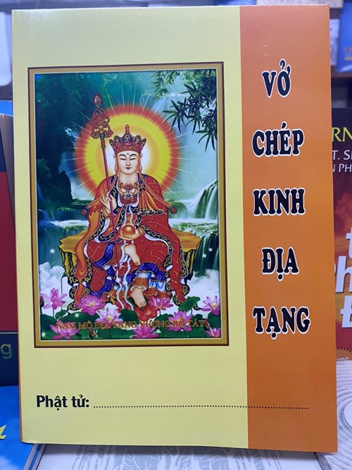 Vở Chép Kinh Địa Tạng