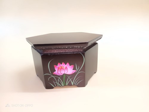 Đôn Gỗ Lục Giác đại 25cm